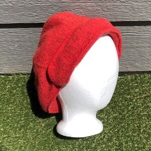 L.L. Bean Red Knit Beret